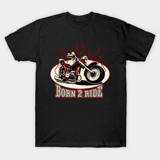 Cartoon Motorbike T-Shirt